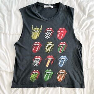 Rolling Stones Sleeveless Tank Tee (M)